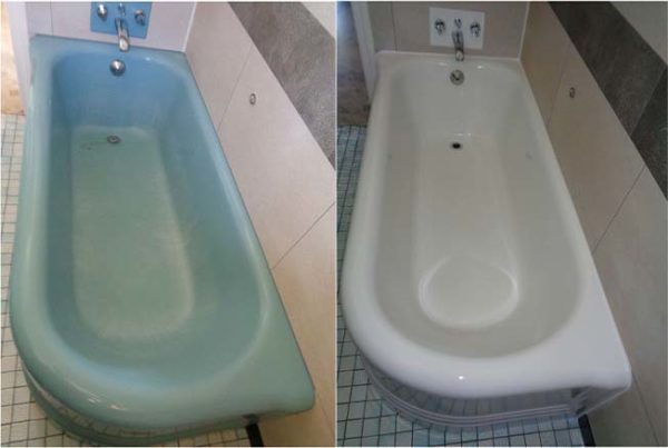 Réémaillage de baignoire